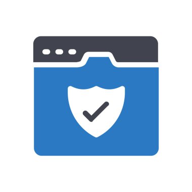 Şeffaf bir arkaplan üzerinde web sayfası vektör illüstrasyonu. Konsept ve grafik tasarımı için kaliteli semboller..