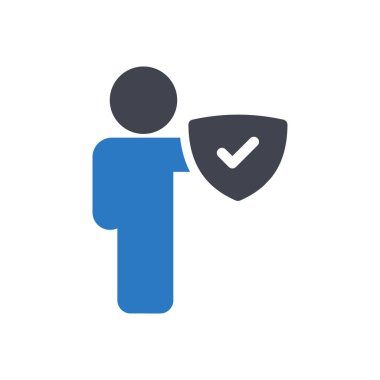 Şeffaf bir arkaplan üzerinde kullanıcı vektör illüstrasyonu. Konsept ve grafik tasarım için kaliteli semboller.. 