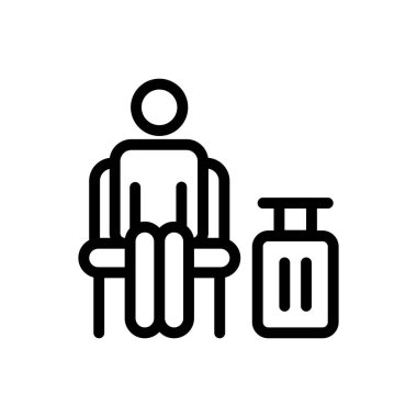 disable vector illustration on a transparent background.Premium quality symbols.Thin line icon for concept and graphic design. 