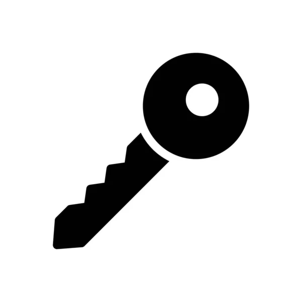 Key Vector Illustration Transparent Background Premium Quality Symbols Glyphs Icon — Stock Vector