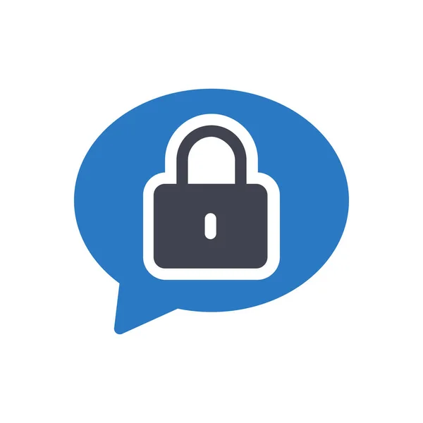 Chat Vector Illustration Transparent Background Premium Quality Symbols Glyphs Icon — Stock Vector