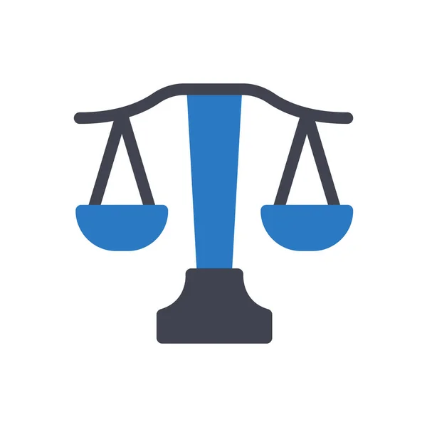 Balance Vector Illustration Transparent Background Premium Quality Symbols Glyphs Icon — Vettoriale Stock