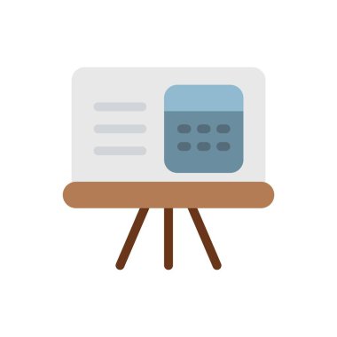 Şeffaf bir arkaplan üzerinde hesap makinesi vektör çizimi. Konsept ve grafik tasarımı için prim kalite simgeleri..