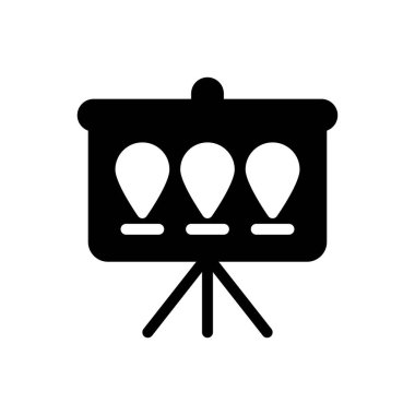 Şeffaf bir arkaplan üzerinde konum vektör illüstrasyonu. Konsept ve grafik tasarımı için mükemmel kalite sembolleri.. 