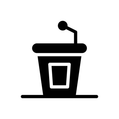 Şeffaf bir arkaplan üzerinde podyum vektör illüstrasyonu. Konsept ve grafik tasarım için mükemmel kalite sembolleri..