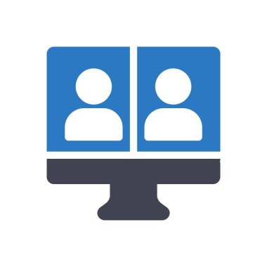 Şeffaf bir arkaplan üzerinde video vektör illüstrasyonu. Konsept ve grafik tasarım için kaliteli semboller..