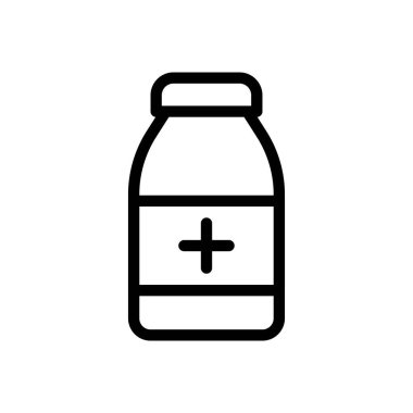 Şeffaf bir arkaplan üzerinde tıbbi vektör çizimi. Premium kalite sembolleri. Konsept ve grafik tasarım için ince çizgi simgesi.