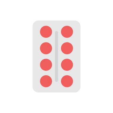 Saydam bir arkaplanda hap vektör illüstrasyonu. Konsept ve grafik tasarım için birinci sınıf kalite simgeler.. 