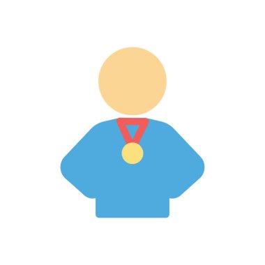 Şeffaf bir arkaplan üzerinde madalya vektör illüstrasyonu. Konsept ve grafik tasarımı için birinci sınıf kalite simgeler.. 