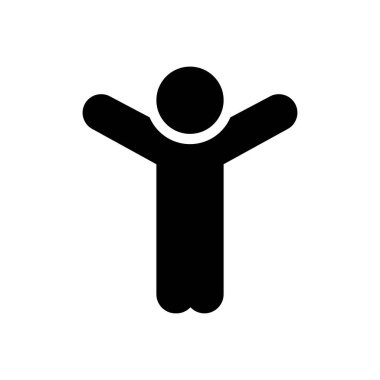 Şeffaf bir arkaplanda mutlu vektör illüstrasyonu. Konsept ve grafik tasarımı için ince çizgi simgesi..