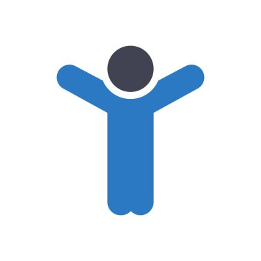 Şeffaf bir arkaplanda mutlu vektör illüstrasyonu. Konsept ve grafik tasarım simgeleri..