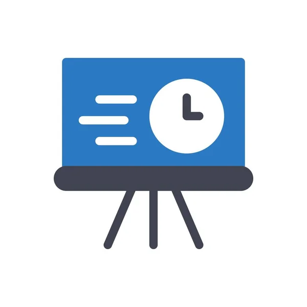 Time Vector Illustration Transparent Background Premium Quality Symbols Glyphs Icon — Stock Vector