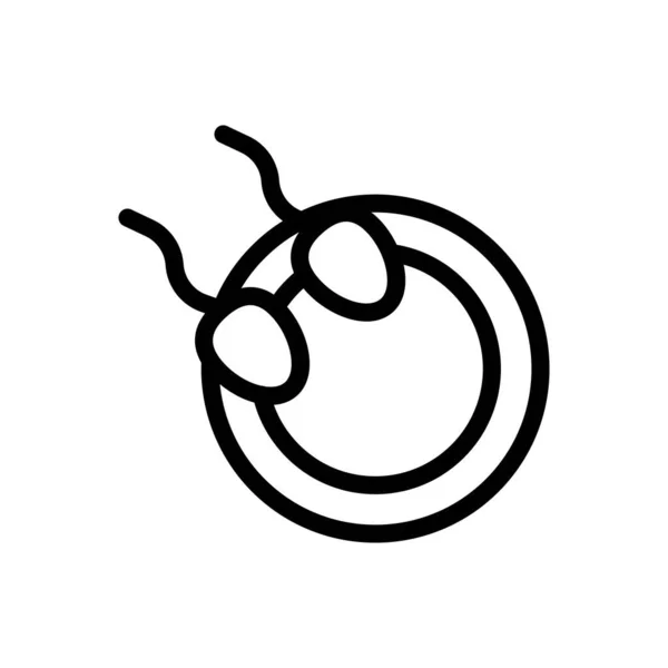 Illustration Vectorielle Sperme Sur Fond Transparent Symboles Qualité Premium Icône — Image vectorielle
