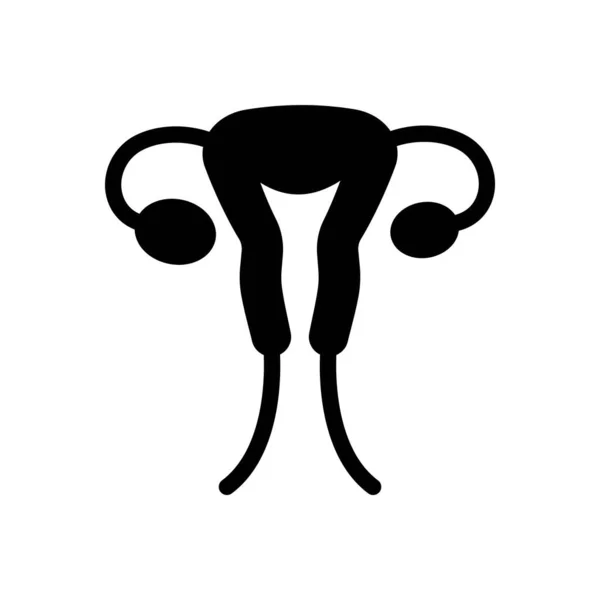 Vagina Vector Illustration Transparent Background Premium Quality Symbols Glyphs Icon — Archivo Imágenes Vectoriales