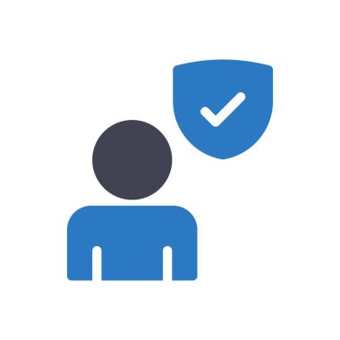 Şeffaf bir arkaplan üzerinde kullanıcı vektör illüstrasyonu. Konsept ve grafik tasarım için kaliteli semboller.. 