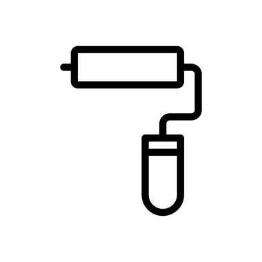 roller vector illustration on a transparent background.Premium quality symbols.Thin line icon for concept and graphic design.