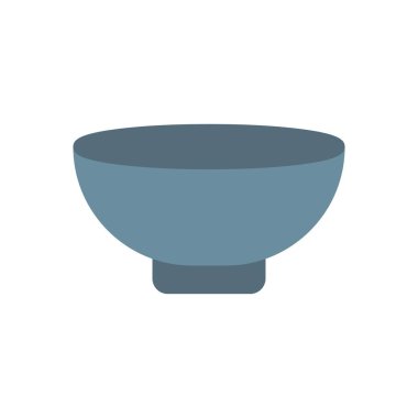 Saydam bir arkaplan üzerinde kase vektör illüstrasyonu. Konsept ve grafik tasarımı için birinci sınıf kalite simgeler.. 