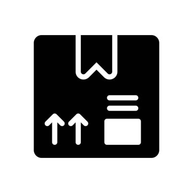 Şeffaf bir arkaplan üzerinde paket vektör illüstrasyonu. Konsept ve grafik tasarımı için mükemmel kalite sembolleri.. 