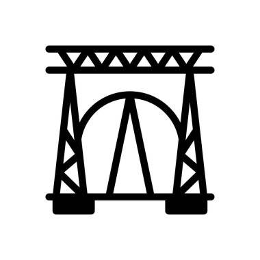 Dom Luis vector illustration on a transparent background.Premium quality symbols.Glyphs icon for concept and graphic design.