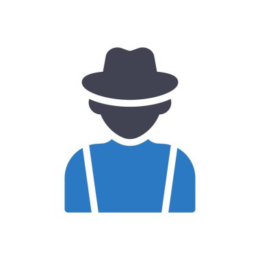 costume vector illustration on a transparent background.Premium quality symbols.Glyphs icon for concept and graphic design.