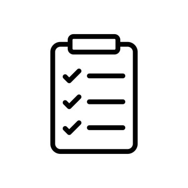 Şeffaf bir arkaplan üzerinde pano vektör çizimi. Premium kalite semboller. Konsept ve grafik tasarım için ince çizgi simgesi.