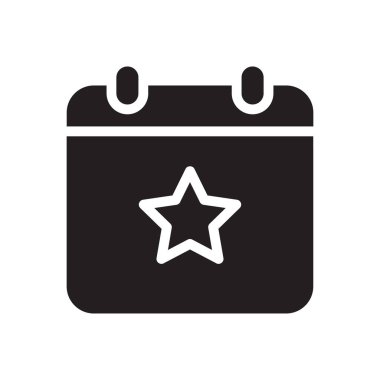 Şeffaf bir arkaplan üzerinde takvim vektör illüstrasyonu. Konsept ve grafik tasarım için mükemmel kalite sembolleri.. 