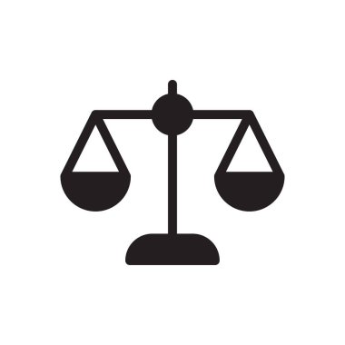 Şeffaf bir arkaplanda vektör illüstrasyonunu dengeleyin. Konsept ve grafik tasarımı için kaliteli semboller..