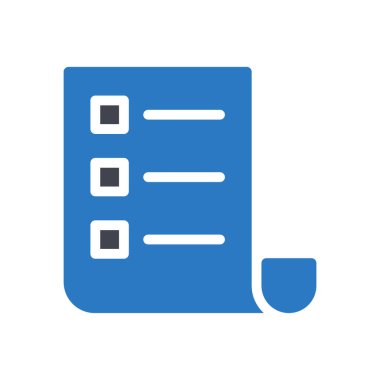 Şeffaf bir arkaplanda vektör illüstrasyonunu listele. Konsept ve grafik tasarım için kaliteli semboller..