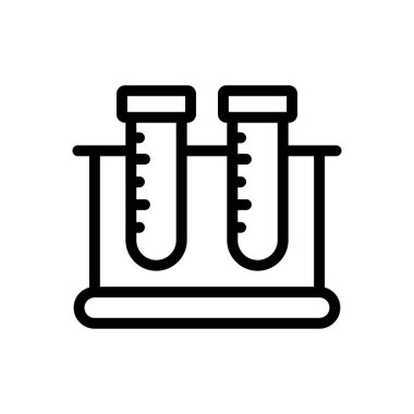 Şeffaf bir arkaplan üzerinde test vektör çizimi. Premium kalite sembolleri. Konsept ve grafik tasarım için ince çizgi simgesi.