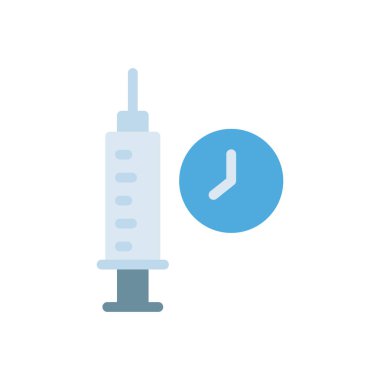 Şeffaf bir arkaplan üzerinde enjeksiyon vektör çizimi. Konsept ve grafik tasarımı için birinci sınıf kalite simgeler.. 