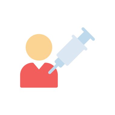 Şeffaf bir arkaplan üzerinde enjeksiyon vektör çizimi. Konsept ve grafik tasarımı için birinci sınıf kalite simgeler.. 