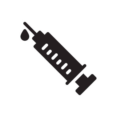 Şeffaf bir arkaplan üzerinde enjeksiyon vektör çizimi. Konsept ve grafik tasarımı için mükemmel kalite sembolleri.. 