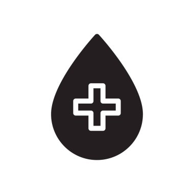 Şeffaf bir arkaplanda kan vektör çizimi. Konsept ve grafik tasarım simgeleri için kaliteli semboller..