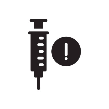 Şeffaf bir arkaplan üzerinde enjeksiyon vektör çizimi. Konsept ve grafik tasarımı için mükemmel kalite sembolleri.. 