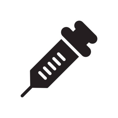Şeffaf bir arkaplan üzerinde enjeksiyon vektör çizimi. Konsept ve grafik tasarımı için mükemmel kalite sembolleri..