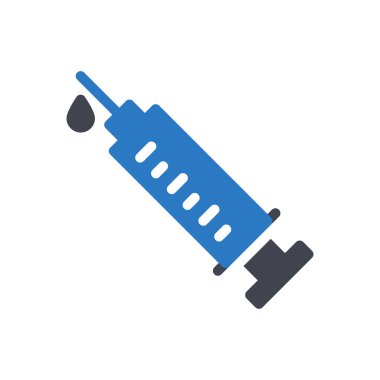 Şeffaf bir arkaplan üzerinde enjeksiyon vektör çizimi. Konsept ve grafik tasarımı için mükemmel kalite sembolleri.. 