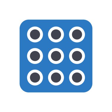 Şeffaf bir arkaplan üzerinde tıbbi vektör çizimi. Konsept ve grafik tasarım için özel kalite semboller..