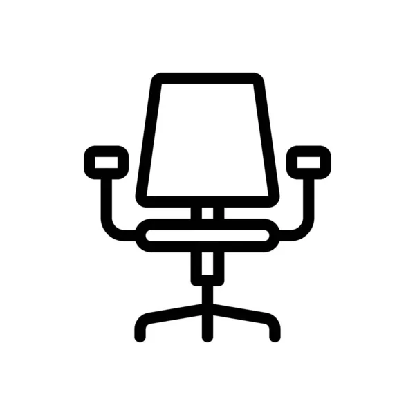 Seat Vector Illustration Transparent Background Premium Quality Symbols Thin Line — Stock vektor
