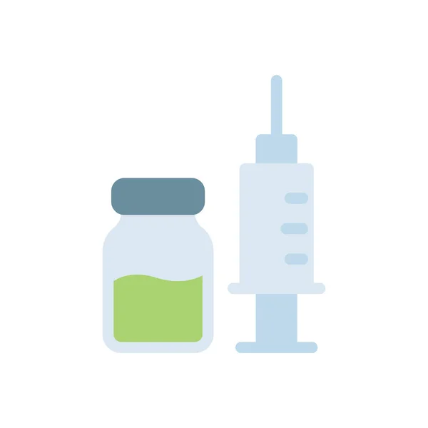 Vaccine Vector Illustration Transparent Background Premium Quality Symbols Stroke Icon — ストックベクタ