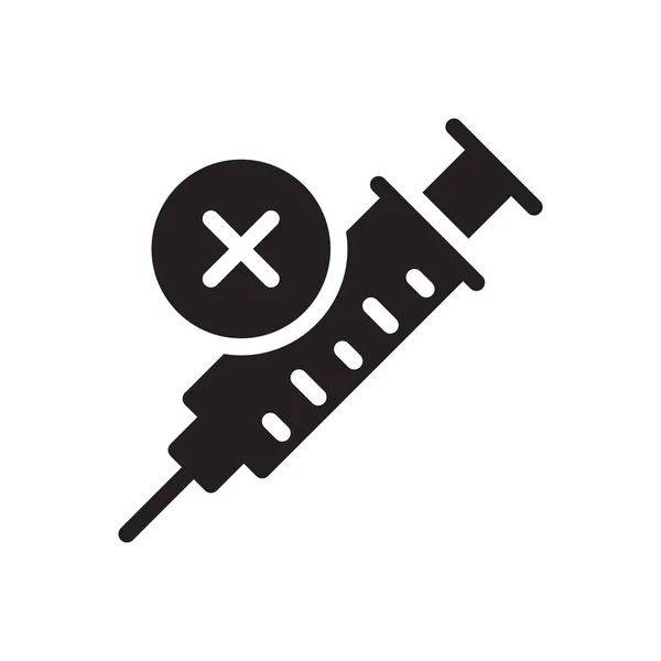 Injection Vector Illustration Transparent Background Premium Quality Symbols Glyphs Icon — Vetor de Stock
