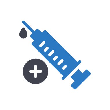 Şeffaf bir arkaplan üzerinde enjeksiyon vektör çizimi. Konsept ve grafik tasarımı için mükemmel kalite sembolleri.. 