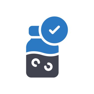 Şeffaf bir arkaplan üzerinde hap vektör illüstrasyonu. Konsept ve grafik tasarım simgeleri için kaliteli semboller..