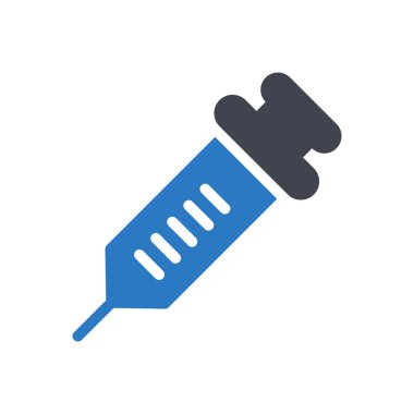 Şeffaf bir arkaplan üzerinde enjeksiyon vektör çizimi. Konsept ve grafik tasarımı için mükemmel kalite sembolleri..