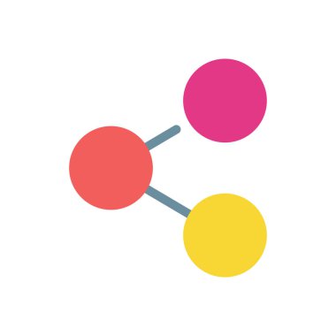 Şeffaf bir arkaplanda vektör illüstrasyonunu paylaş. Konsept ve grafik tasarım için kaliteli simgeler.. 