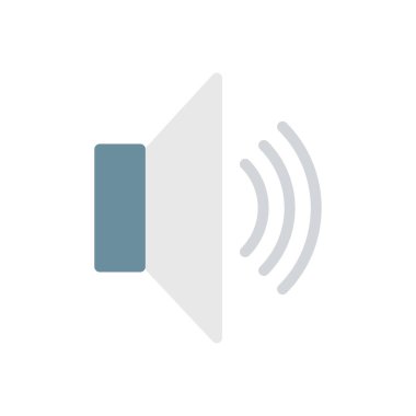 Şeffaf bir arkaplan üzerinde hoparlör vektör illüstrasyonu. Konsept ve grafik tasarım için premium kalite simgeleri.. 