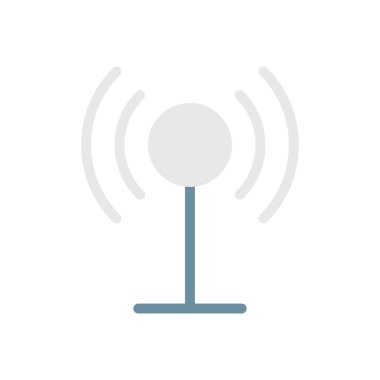 antenna vector illustration on a transparent background.Premium quality symbols.Stroke icon for concept and graphic design. 