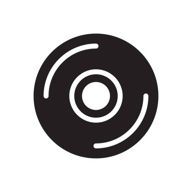 Şeffaf bir arkaplan üzerinde cd vektör illüstrasyonu. Konsept ve grafik tasarımı için mükemmel kalite sembolleri..