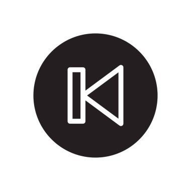 backward vector illustration on a transparent background.Premium quality symbols.Glyphs icon for concept and graphic design. 