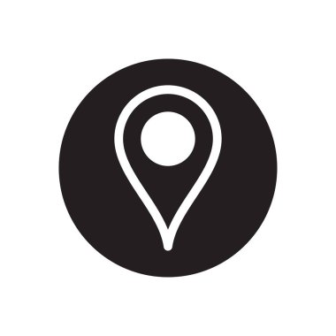 Şeffaf bir arkaplan üzerinde konum vektör illüstrasyonu. Konsept ve grafik tasarımı için mükemmel kalite sembolleri..