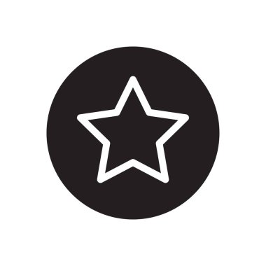 Şeffaf bir arkaplan üzerinde yıldız vektör çizimi. Konsept ve grafik tasarım için mükemmel kalite sembolleri.. 